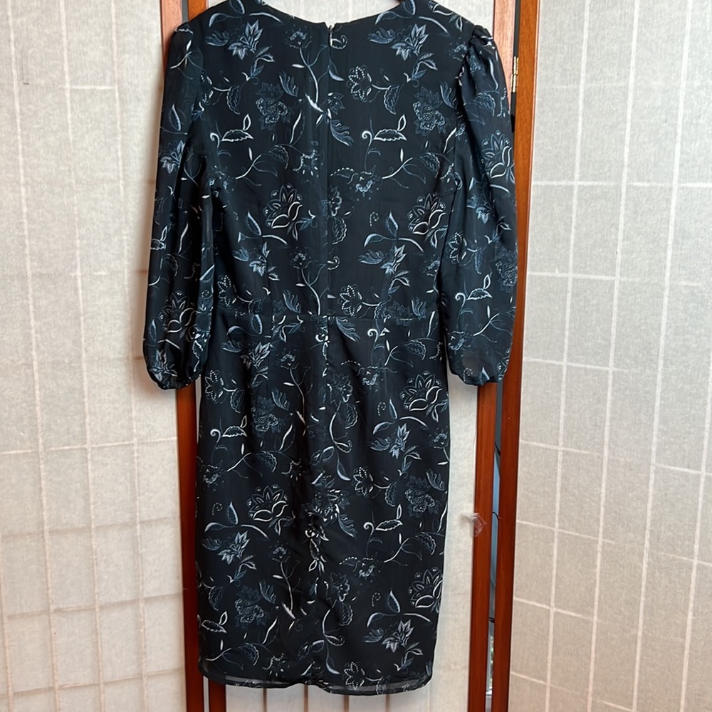 Halogen® Chiffon Faux Wrap Dress Size S - Picture 5 of 7
